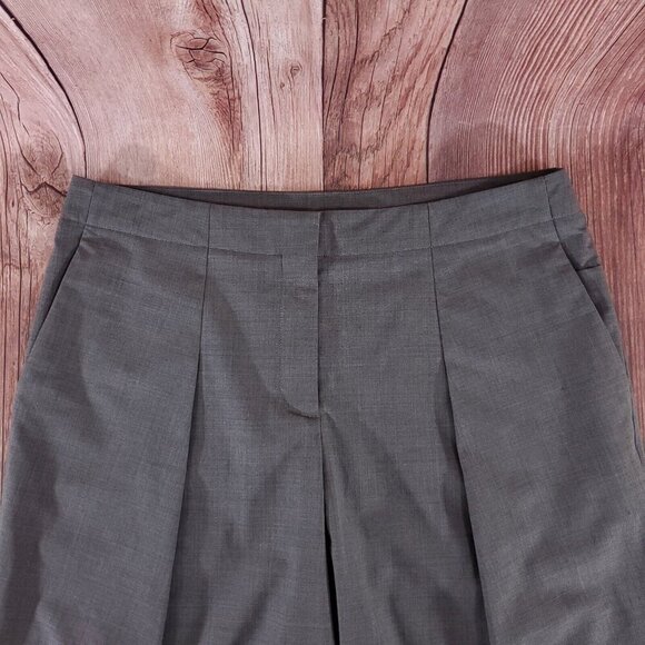 Kit And Ace Womens Size 8 Gray Bermuda Career Shorts Wool Silk Blend - Picture 5 of 15